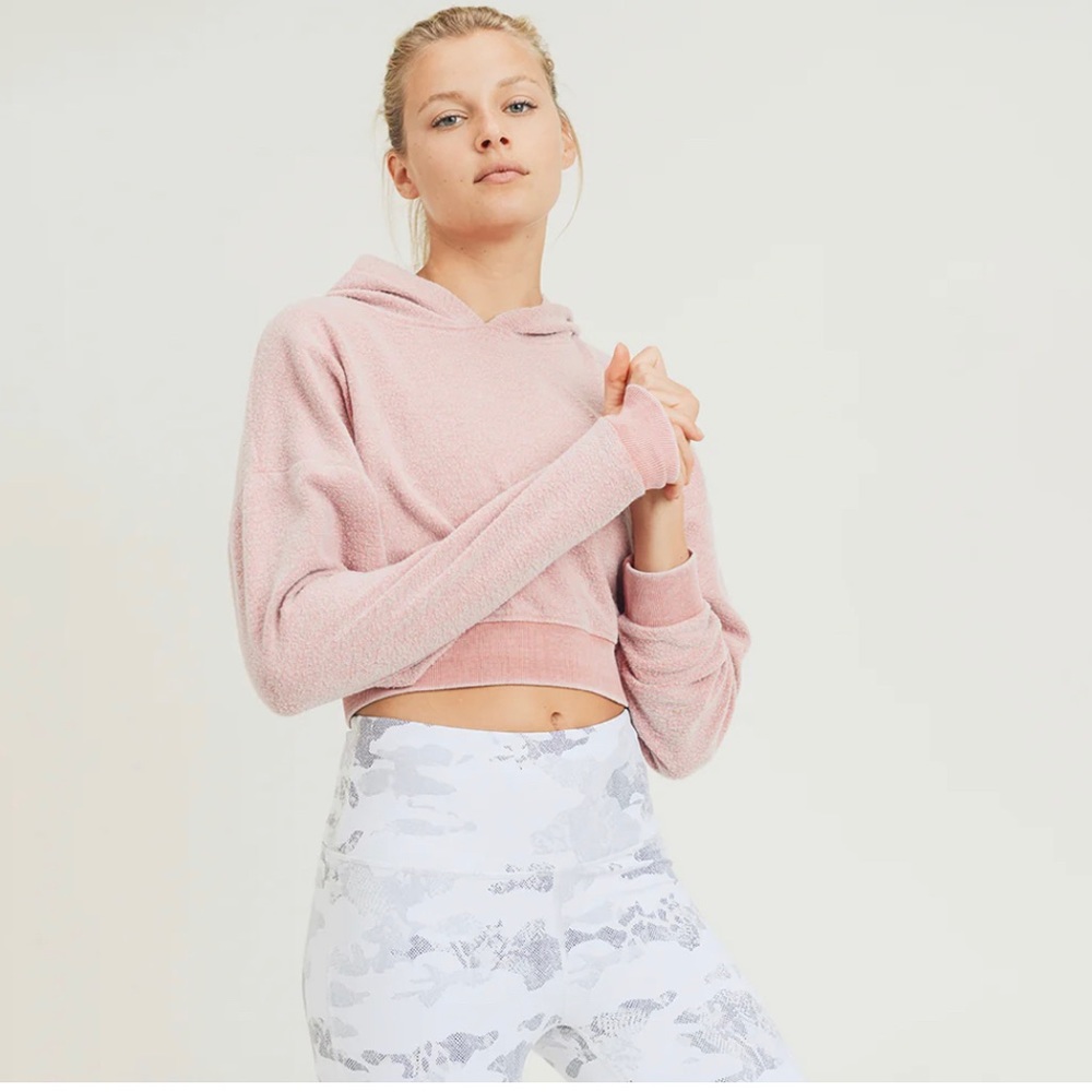 cropped hoodie